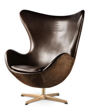 Den verdensberømte stol Ægget designet af arkitekt Arne Jacobsen